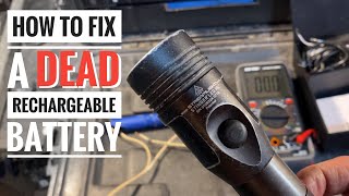 How to Fix a Dead Rechargeable Battery