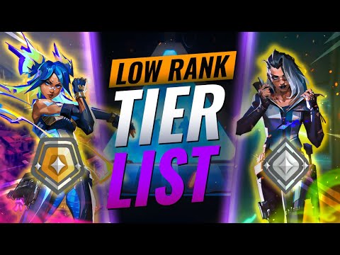 NEW UPDATE: BEST Agents Tier List For Low Ranks! - Valorant