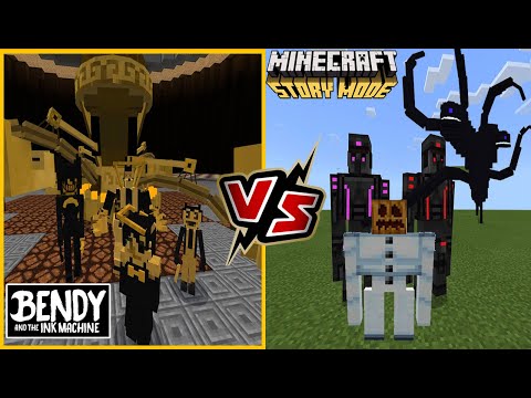Ultimate Showdown: Bendy vs. MC Story Mode Bosses!
