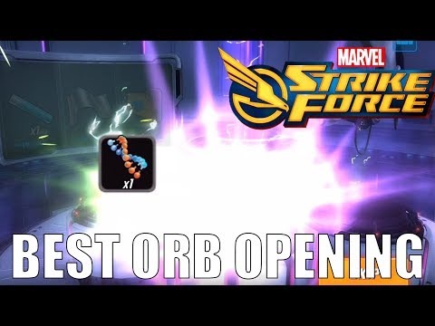 Marvel Strike Force - The BEST Orb Opening EVER!!! - Marvel Strike Force Orb Opening