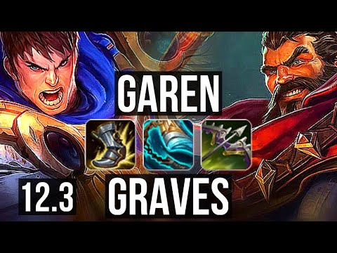 GAREN vs GRAVES (TOP) | Rank 4 Garen, 5/1/6 | BR Grandmaster | 12.3