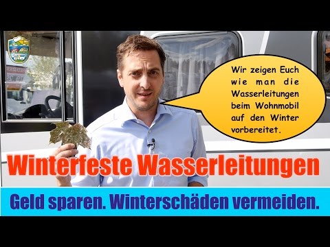Wie mache ich Wasserleitungen im Wohnmobil winterfest? | Service | Winter |