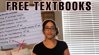 HOW I GOT MY NURSING SCHOOL TEXTBOOKS FOR FREE | COLLEGE HACK