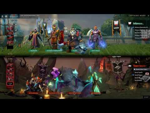 Secret VS Infamous Game 2 TI7 Group Stages