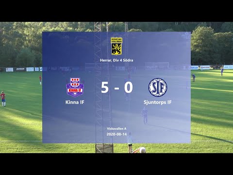 200814 Kinna IF - Sjuntorps IF, Höjdpunkter