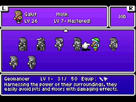 Lets Play Final Fantasy V 36 - Class Change!