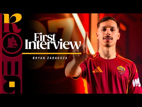 ✍️ BRYAN ZARAGOZA SIGNS FOR ROMA! First interview as a Giallorossi player! 🎙️