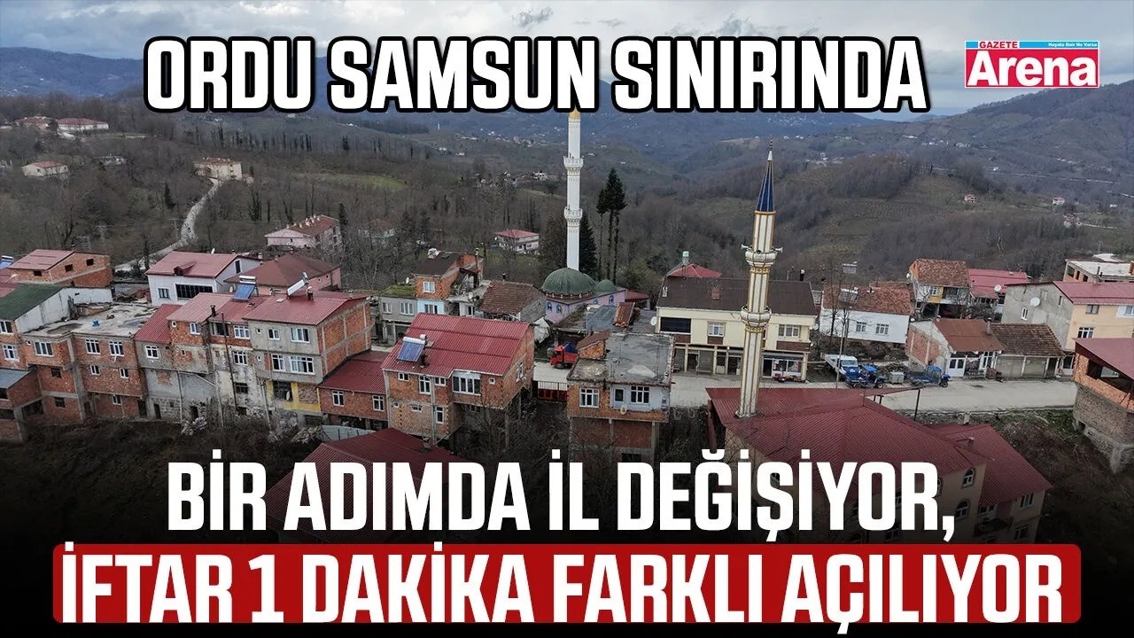 Bir adımda il değişiyor, iftar 1 dakika farklı açılıyor