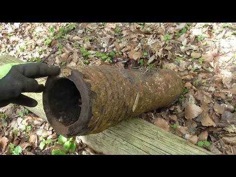 WW2 Relikte : Lauf vom Panzer / Geschütz liegt einfach im Wald ! (WK2, Sondeln, Metal Detecting)