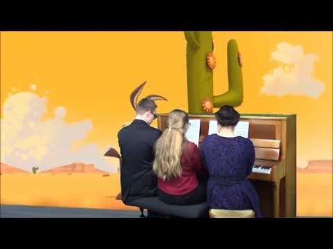 „Boogie for six Hands N9“, Musik von Manfred Schmitz7piano