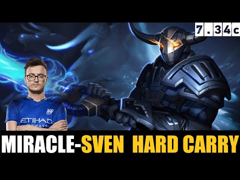 MIRACLE- PLAYING Sven HC  7.34c - DOTA 2 HIGHEST MMR MATCH #dota2   #dota2gameplay