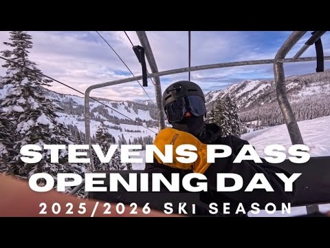 Stevens Pass OPENING DAY 2025/2026 | Via Chumstick Highway 