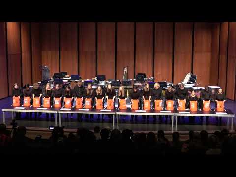 PLHS Percussion Ensemble Concert - 5 of 7 - Buckets Ruckus - 2019-12-13