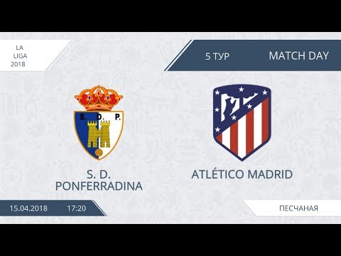 AFL18.  Spain. Primera . Day 5. S. D.  Ponferradina  - Atletico Madrid .