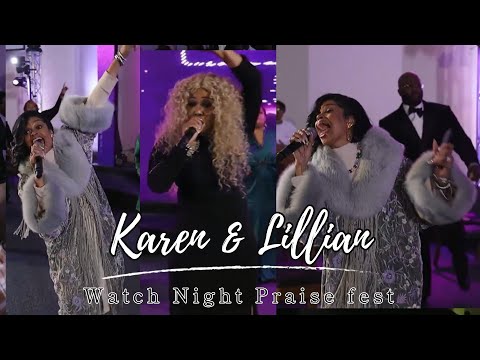Watch Night Praise Break/fest with Karen Clark & Lillian Lloyd