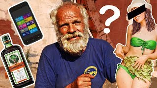 ЧТО ВЫБЕРЕТ БЕЗДОМНЫЙ? САУНА С ЖЕНЩИНОЙ, СМАРТФОН ИЛИ ЛИКЕР