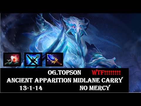 OG.Topson [Ancient Apparition] Mad Midlane Carry No Mercy | 7.25 Dota 2