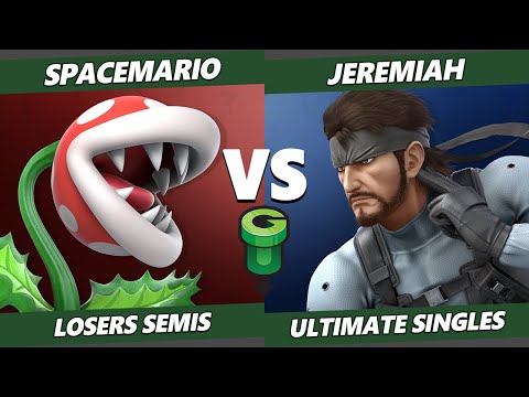 Game Underground Losers Semis - Jeremiah (Snake) Vs. SpaceMario (Piranha Plant) SSBU Ultimate