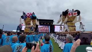 関西万博　岸之下太鼓台&口屋太鼓台