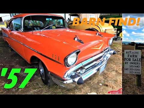 1957 Chevy Barn Find -  Hasn't Been Started in 25 YEARS!