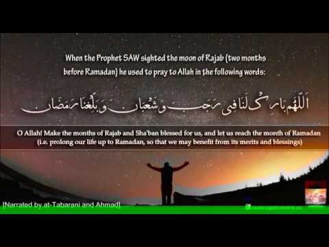 Rajab, Shabban, Ramadan_☆ Important names in Arabic Calender.