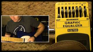 Video thumbnail for Behringer EQ Pedal EQ700 by intheblues