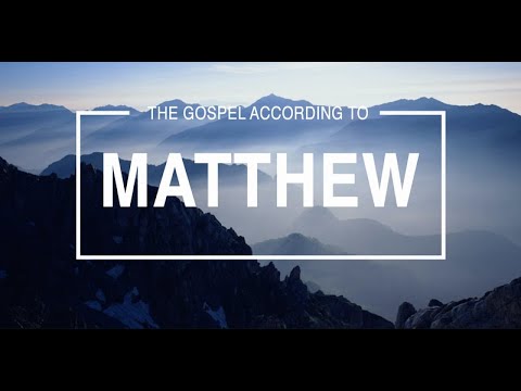 11. New Testament Survey Lesson Six - Gospel of Matthew Part 1