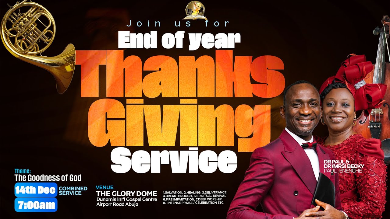 END OF YEAR THANKSGIVING SERVICE || 14-12-2025