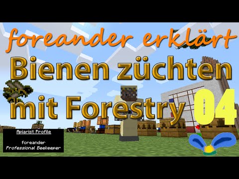 Mod Tutorial: Mit Forestry Bienen züchten E04 - Alveary / Bienenstock - Modded Minecraft