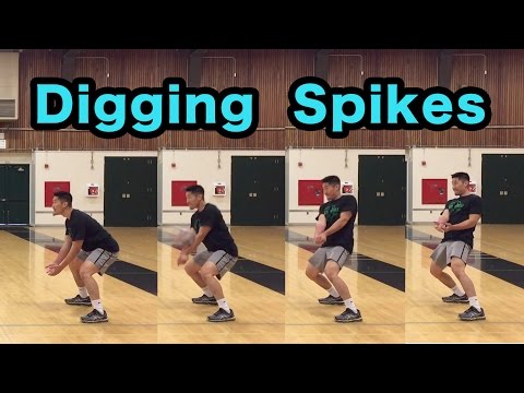 How to DIG Hard Driven Spikes - Volleyball Defense Tutorial thumbnail