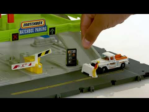 Mattel „Matchbox“ rinkinys „Statybų aikštelė su dideliu kranu“