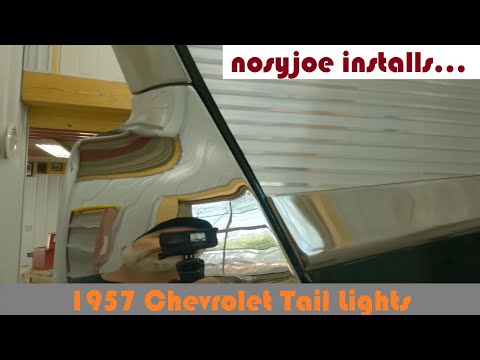 How to Install Tail Lights | 1957 Chevrolet | Rear Bumper