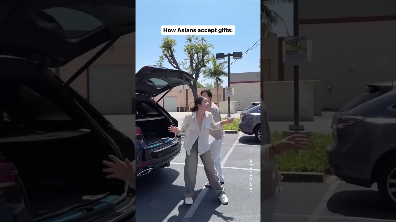 You have to refuse 4 times before accepting 📹 @sofimanassyan-#gift #9gag