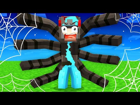 OMZ's SHOCKING Transformation into SPIDER MONSTER in Minecraft!