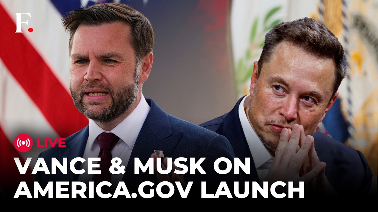 VANCE, MUSK LIVE: Vice President JD Vance, Elon Musk & Jensen Huang Speak at America.gov Launch
