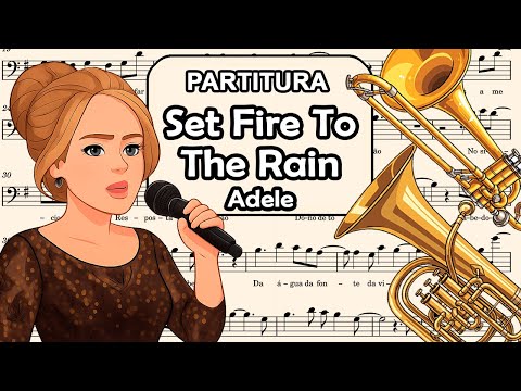 Set Fire To The Rain - Adele | Partitura para Trombone, Bombardino e Violoncelo