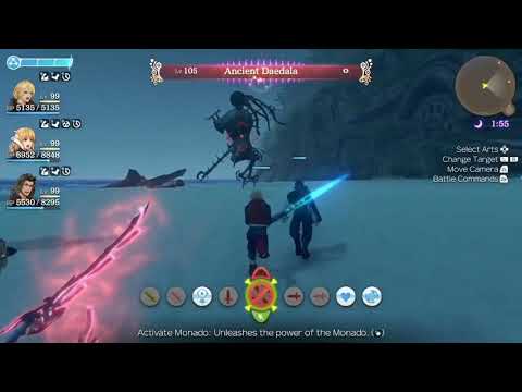 Xenoblade Chronicles Superboss - Ancient Daedala (Shulk/Fiora/Dunban)