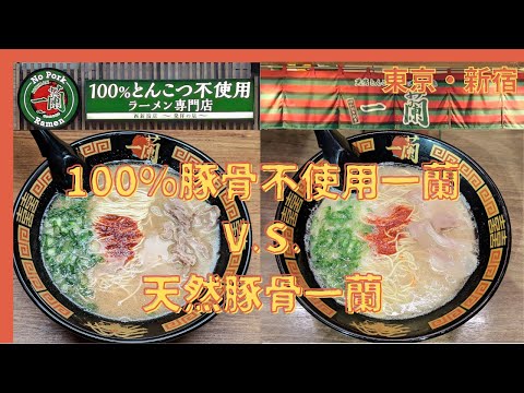 [Medidas reales de la tienda famosa] ¡Primer tazón desafiante! Ichiran sin hueso de cerdo V.S. Ichiran con hueso de cerdo natural ~ ¿Miyako Iku? #Ichiran Ramen #Ramen #Ichiran