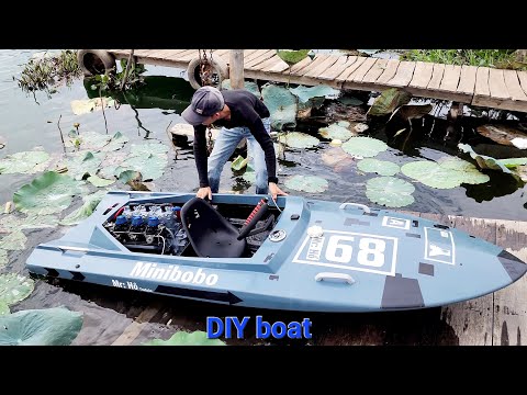 how i made a small boat by myself DIY boat tutorial