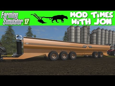 FARMING SIMULATOR 17 MOD TIMES WITH JON: COOLAMON CHASER BINS 45T AND 60T V1 0 0 0
