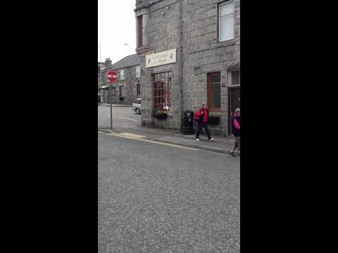 The alternative Moray Torch Relay in Dufftown