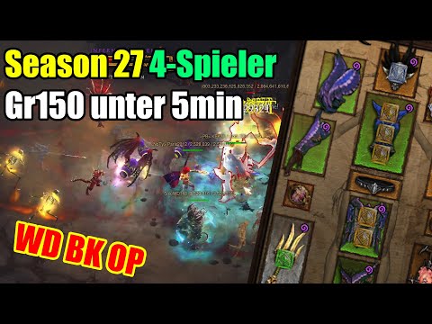 Season 27 | 4-Spieler | Gr150 unter 5min | WD Bosskiller OP