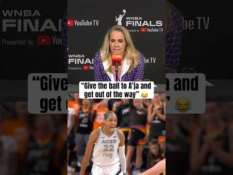 Becky on the playcall for A'ja's game-winner 🤣