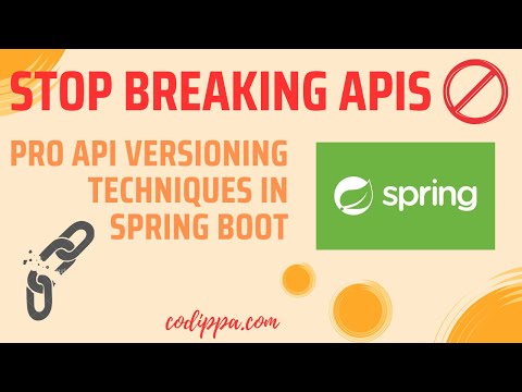 4 beste Möglichkeiten zur Versionierung Ihrer REST-APIs 🚀 (Keine Client-Probleme!) | Spring Boot-...