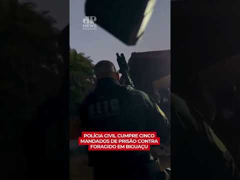 Homem com cinco mandados de prisão é capturado pela Polícia Civil em Biguaçu