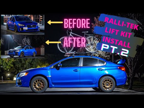 STI Rallitek lift kit install PT.2