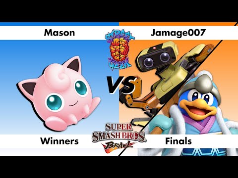 SG 13.5 SSBB WF - Mason (Puff) vs Jamage007 (Rob/DDD) Super Smash Bros Brawl 1v1 Winners Finals
