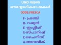 uno യുടെ ഔദ്യോഗിക ഭാഷകൾ simple code