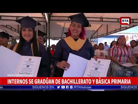 INTERNOS SE GRADÚAN DE BACHILLERATO Y BÁSICA PRIMARIA EN VALLEDUPAR