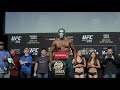 UFC 235 Weigh-Ins: Tyron Woodley vs. Kamaru Unman Staredown - MMA Fighting